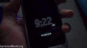 Nokia N8 Symbian^3 Screen Saver Big Clock 300x168 Symbian^3 Screen Saver Review Plus Tips on Nokia N8